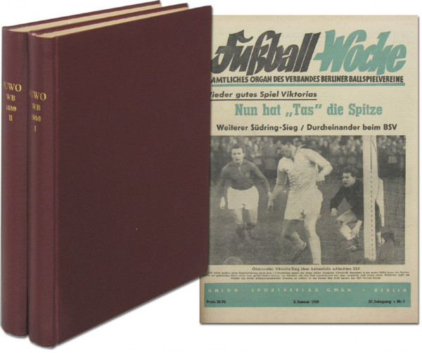 Fußball-Woche 1959 : Jg. Nr.1-52 komplett