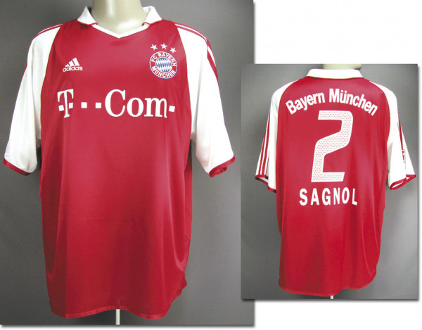 match worn football shirt Bayern Munich 2004/05