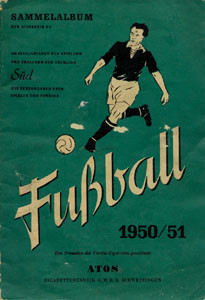 Fußball 1950/51. Bilder aus den Vereinen der Oberliga Süd. Zigarettenfabrik ATOS