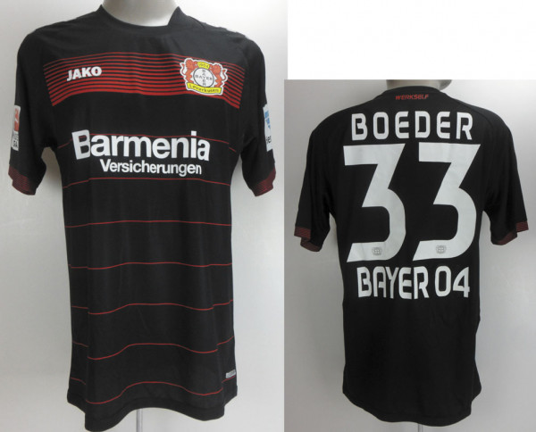 Lukas Boeder, Bundesliga Saison 2016/17, Leverkusen - Trikot 2016/17