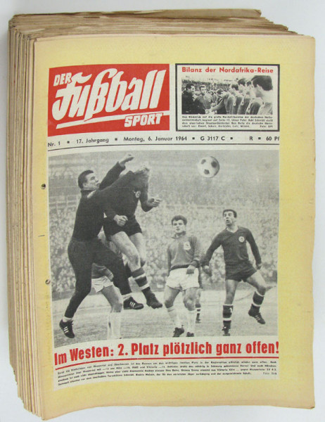 Der Fußball Sport 1964 : Nr.1-52 unkomplett