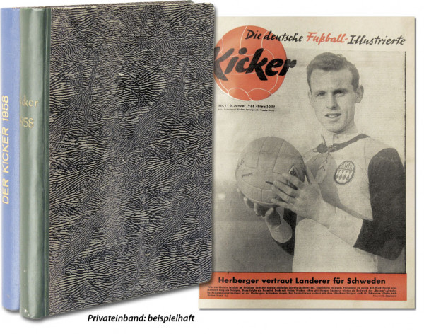 Kicker 1958 : Jg.: Nr.1-52 unkomplett