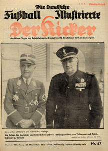 German Football magazin "Kicker" 1939