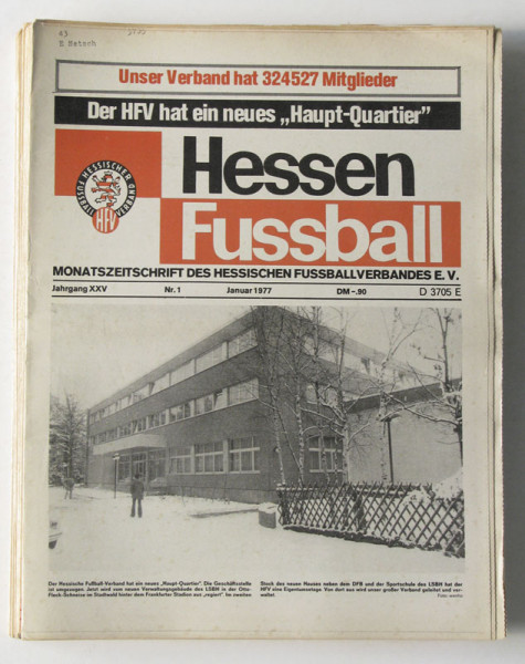 Hessen Fußball 1977 : Nr.1-12 komplett