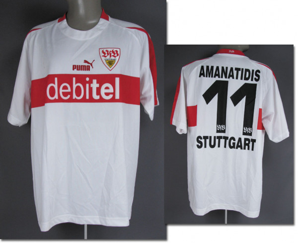 match worn football shirt VfB Stuttgart 2002/03