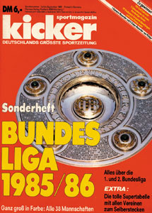 Sondernummer 1985 : Kicker Sonderheft 85/86 BL