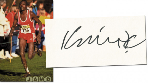 Kimeli, Kipkemboi: Olympic Games 1988 Autograph Athletics Kenia