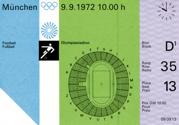 Olympic Games 1972. Football 3GDR v USSR