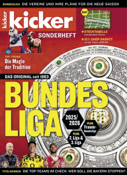 Kicker Sonderheft Bundesliga 2025/2026