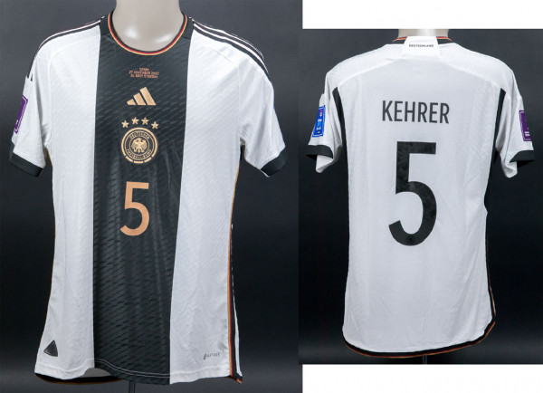 Thilo Kehrer am 27.11.2022 gegen Spanien, DFB - Trikot 2022 WM