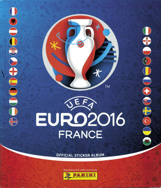 UEFA Euro 2016. France. Official Sticker Album.