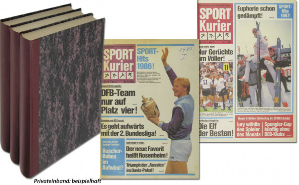 Sport Kurier 1987 C : Jahrgang: Nr.1/2-106/107 unkomplett