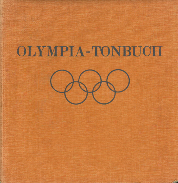 Olympic Games 1936. 3 Original records and report