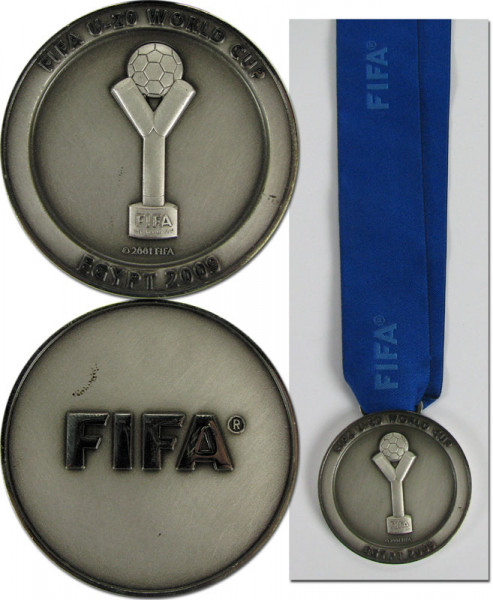 FIFA U-20 World Cup Egypt 2009. Für den 2.Platz, Siegermedaille 2009