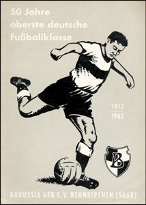 Football Club 50 years Borussia Neunkirchen 1962