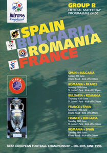 Gruppenprogramm B Spain, Bulgarien, Romania, France.