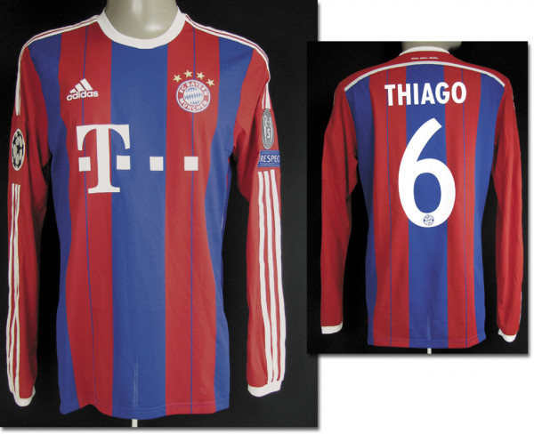match worn football shirt Bayern Munich 2014/15