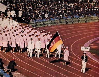Die gesamtdeutsche Mannschaft 1956 - 1960 - 1964