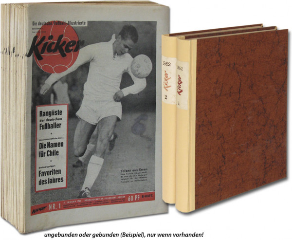 Kicker 1962 : Jg.: Nr.1-53 komplett