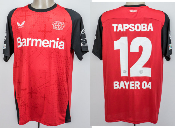 Match worn/issued Bayer Leverk. Edmund Tabsoba 24