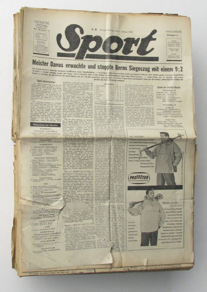 Sport Zürich 1959 : 39.Jg.: Nr.1-161 unkomplett