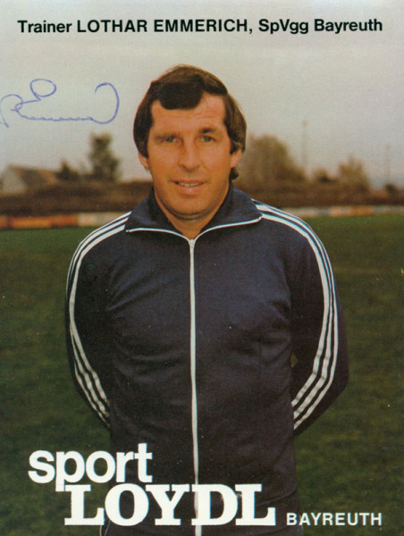 Emmerich, Lothar: (1941-2003) Original Signatur Lothar Emmerich