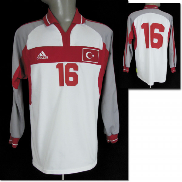 World Cup 2002 match worn football shirt Turkey