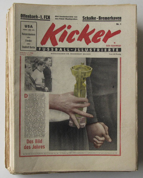 Kicker 1955 : Jg.: Nr.1-52 unkomplett