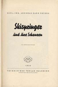 Skispringer und ihre Schanzen.