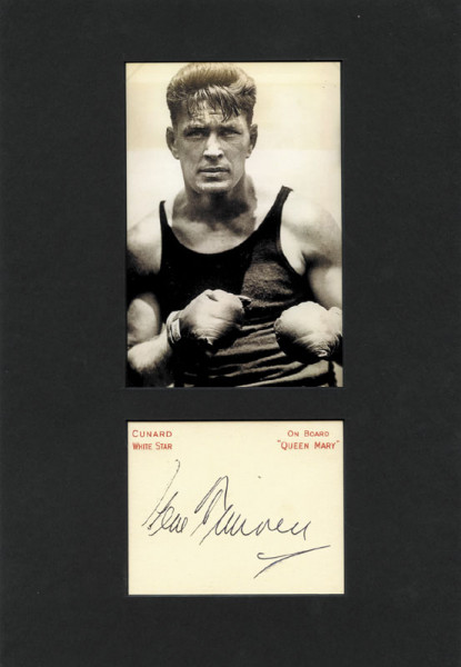 Boxing autograph Gene Tunney Heavyweight Champ