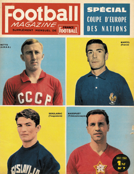 UEFA Euro 1960. Rare French Report