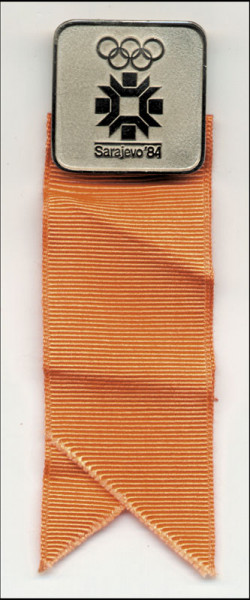 Participation badge Olympic Games Sarajevo 1984.