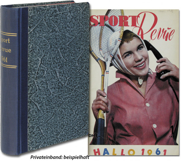 Sport Revue 1961 : 5.Jahrgang 1961: Nr.1-12, komplett, gebunden.