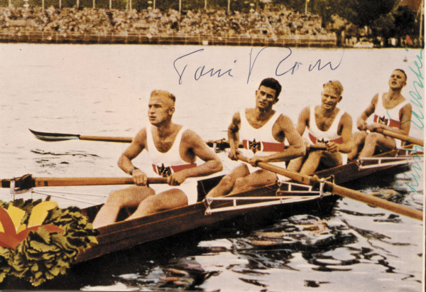 Rom/Eckstein: Olympic Games Berlin 1936 Autograph Rowing