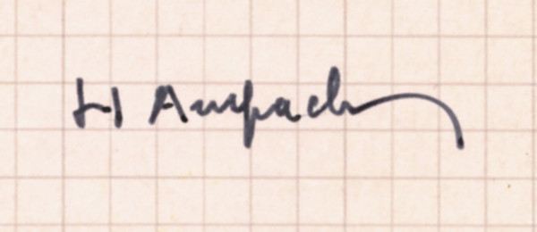 Anspach, Henri: Autograph Olympia 1912 fencing. Henri Anspach