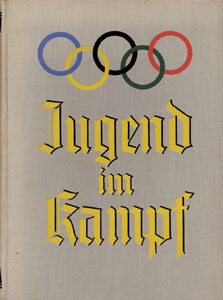 Olympic Games 1936. Very rare report by Boettcher