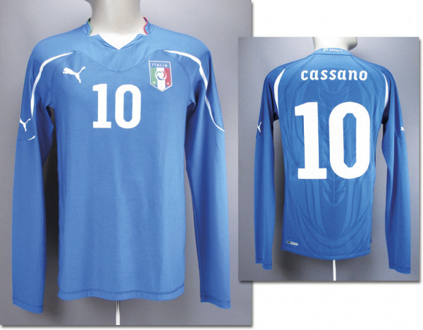 match worn football shirt Italy 2011