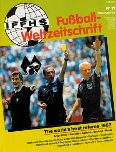 Fußball-Weltzeitschr.Nr11 : The world's best referee 1987.