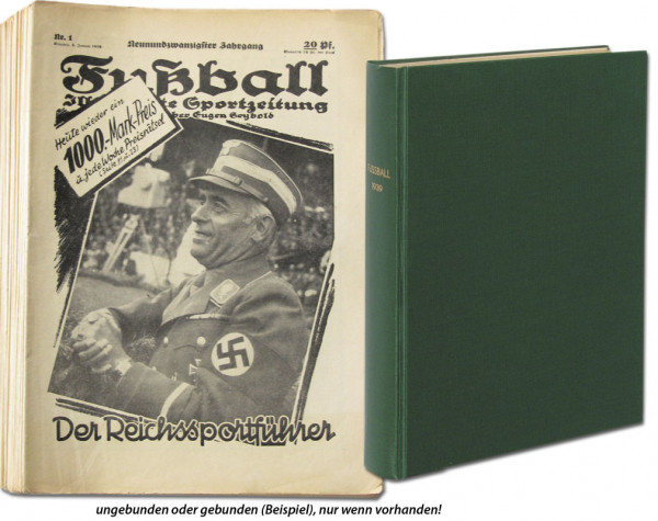 Fußball 1939 : Jg.-Nr.1-52 komplett