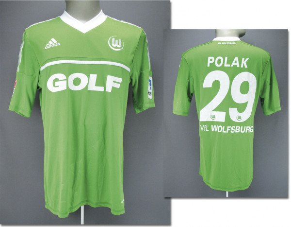 Jan Polak am 19.01.2013 gegen Stuttgart, Wolfsburg, VfL - Trikot 2012/2013