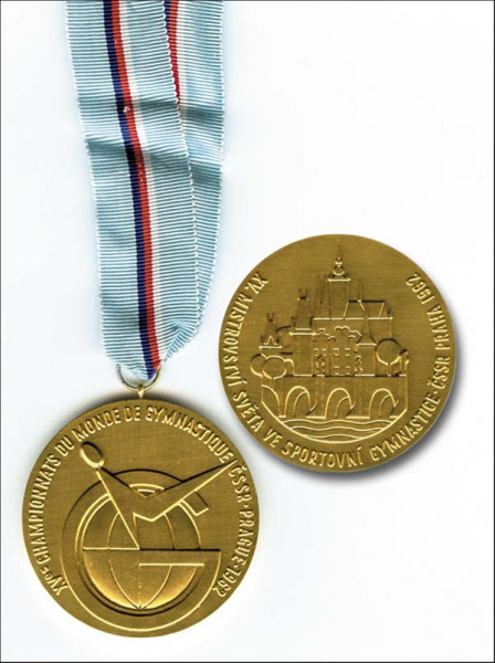 Gymnastics World Championships 1962. Winner Medal