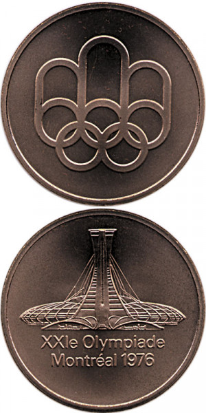 Olympic Games Montreal 1976. Participation medal