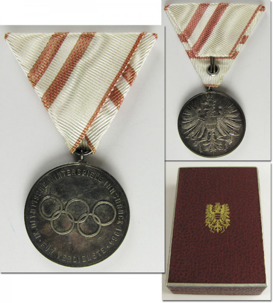 Olympic Wintergames 1964. Silver Merit medal