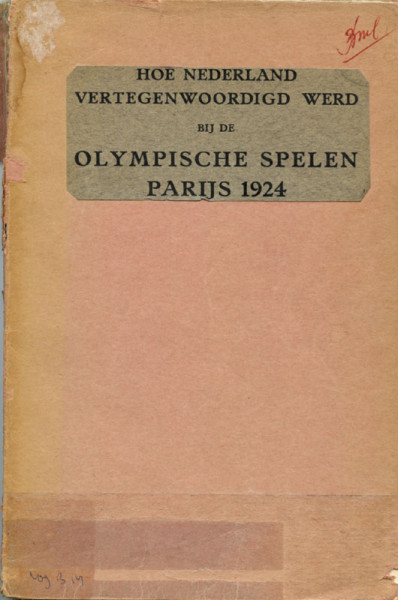 Hoe Nederland vertegenwoordigd wird bij de Olympische Spelen Parijs 1924.