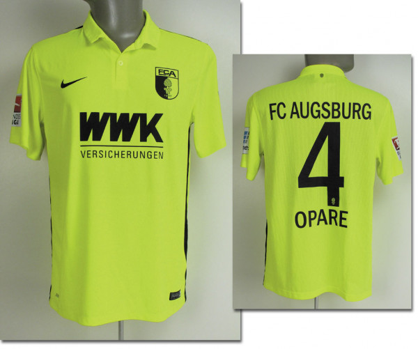 match worn football shirt FC Augsburg 2016/17