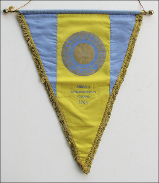 Sweden Football Match Pennant 1964