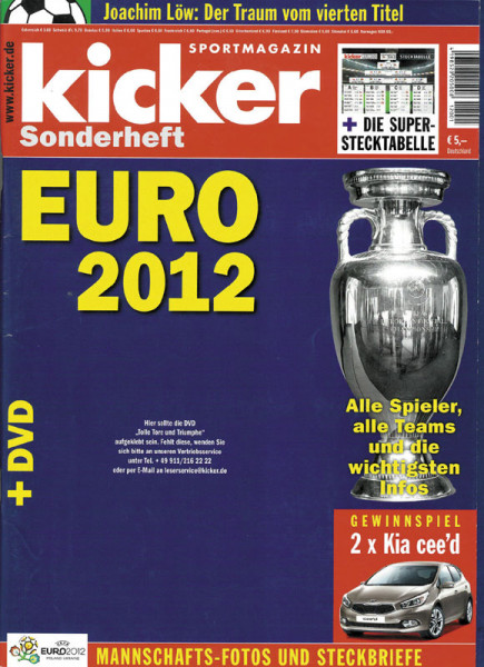 Sondernummer EM-2012 : Kicker Sonderheft 12 EM