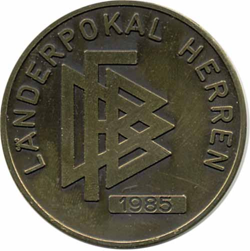 German Football Winnermedal 1985