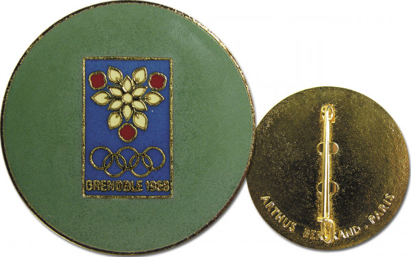 Olympische Winterspiele Grenoble 1968, Teilnehmerabzeichen 1968