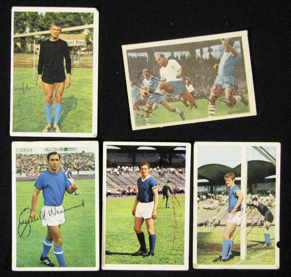 Schalke 04 - Sammelbilder: Schalke 04 German Football Autograph 1972